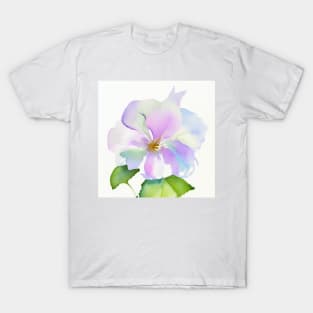 Watercolor Flower - Purrple/Blue T-Shirt